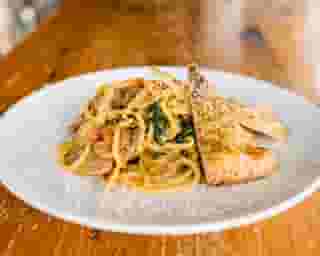 Tuscan Sausage Pasta