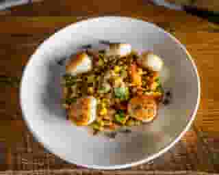 Wood Fired Scallops