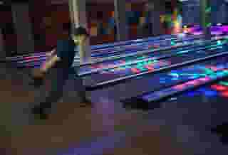 Man bowling