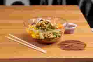 shrimp veggie bowl