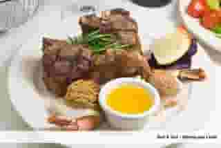 Two Baked Stuffed Shrimp / Lamb Chop
