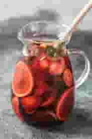 Red, White or Winter (cranberry and orange) Sangria 32 ounce (no ice)
