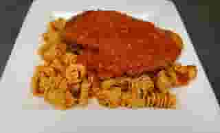 Eggplant, chicken or veal parmigiana