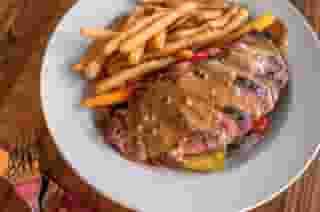 Whiskey Peppercorn Flank Steak