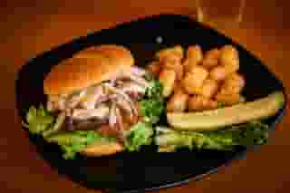 Grilled Mushroom & Onion Burger