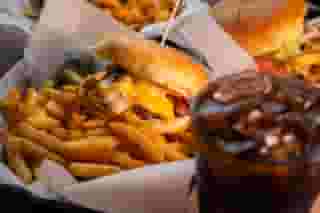 Beef and Beer BBQ burger