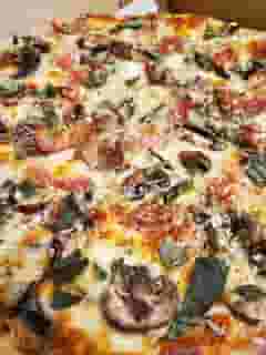 Stuffed Mushroom Pizza