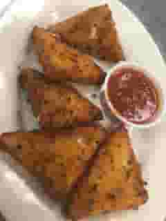 Homemade Mozzarella Triangles