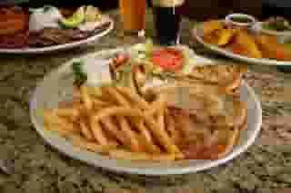 fries and bread