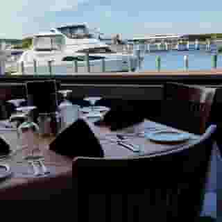 dining on patio