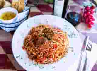 spaghetti and meatballs