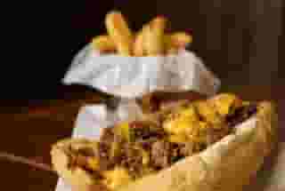 Drunken Cheesesteak with Steak Fries