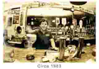 old photo of bar