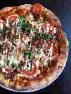 Bacon Chicken Ranch Pizza