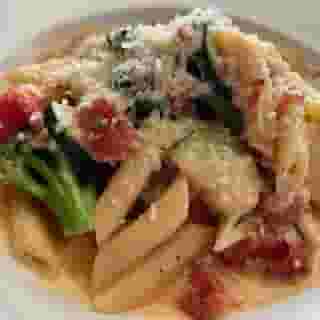 Mardi Gras Pasta (vegetarian)