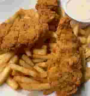 Chicken Tenders and JoJo Chips