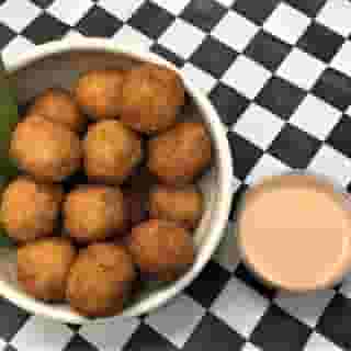 Buffalo Chicken Arrancini (Rice Balls)& Salad Combo