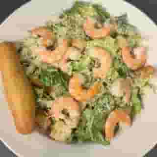 Boiled Shrimp Caesar Salad
