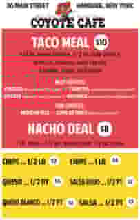 food truck menu