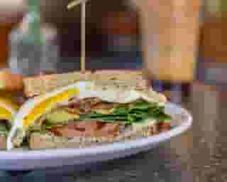 California breakfast sandwich