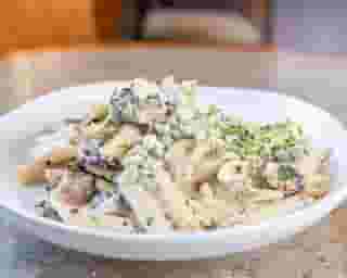 penne steak au poivre
