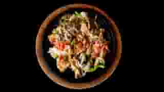 beef and chicken fajita