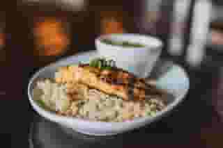 Garlic Honey Glazed Salmon