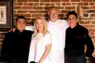 Restaurant staff and owners
