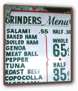 First Menu