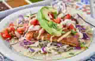 $6.99 Two Baja Fish Taco Plate