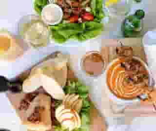table of food
