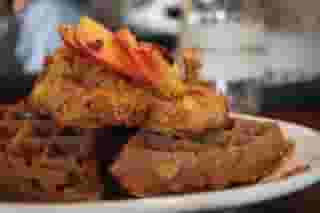 chicken and waffles