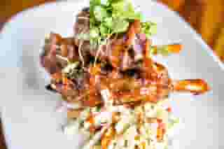 Lemon Thyme Confit Kurobuta Pork "Ribs"
