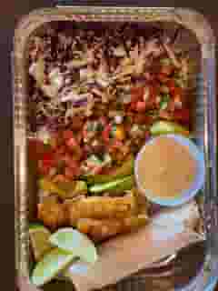 Deconstructed Baja Fish Taco Bar