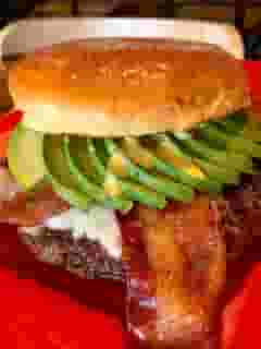 Back 40 Angus Bacon Avocado Burger