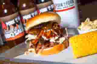pulled pork sandwich