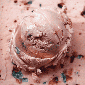 pink ice cream