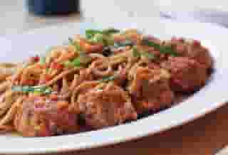 Whole Wheat Spaghettini Primavera