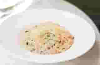 Risotto Al Parmigiana Con Salsa Tartufata