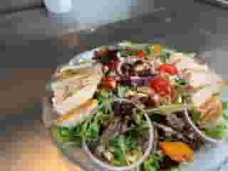 Roasted Butternut & Pecan Salad with Chicken