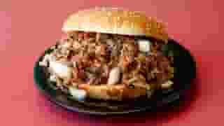Small Chopped Beef Sandwich- Lunch Combo