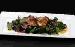 Pecan Crusted Goat Cheese Salad