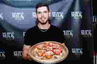 waiter and food