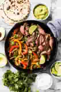 BBQ Chicken Fajitas for Two