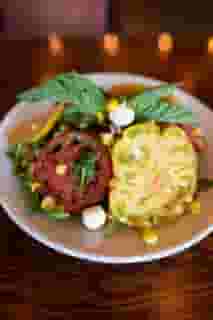 Summer Heirloom Tomato & Grilled Corn Salad