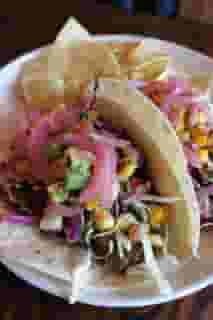 Tex Mex Smoked Brisket Tacos