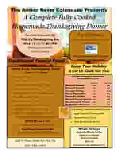 Thanksgiving menu