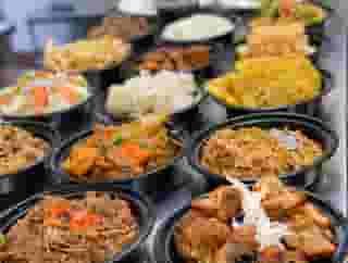Multiple meals prepared and ready