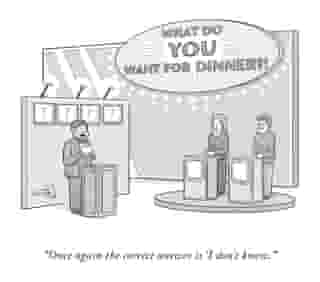 cartoon about dinner
