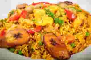 rice and plantain